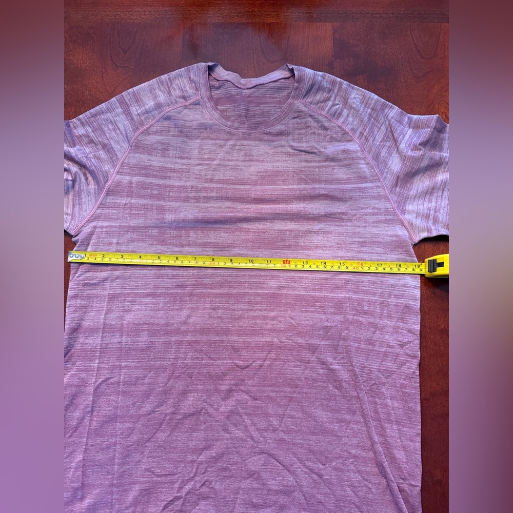 Men's Lululemon Long Sleeve Metal Vent Shirt - Pink/plum